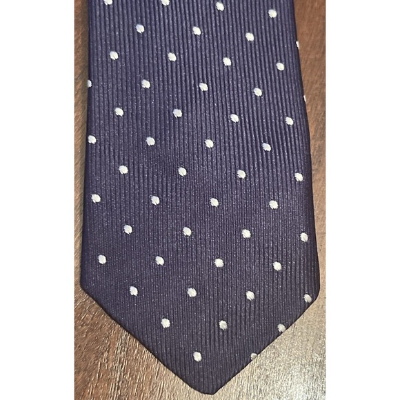 Tommy Hilfiger Green Hilfiger Green Blue 100% Silk Men’s Neck Tie Made In Usa - Picture 6 of 9